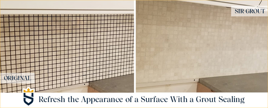 Refresh the Appearance of a Surface with a Grout Sealing